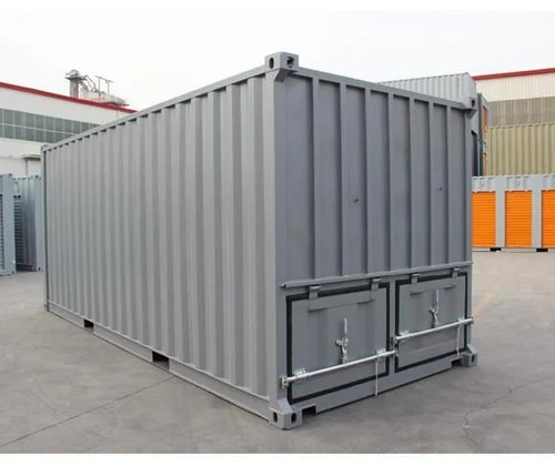 Polished Metal Bulk Container, For Shipping