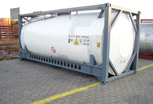 Rectangular Metal Chemical Container, For Shipping