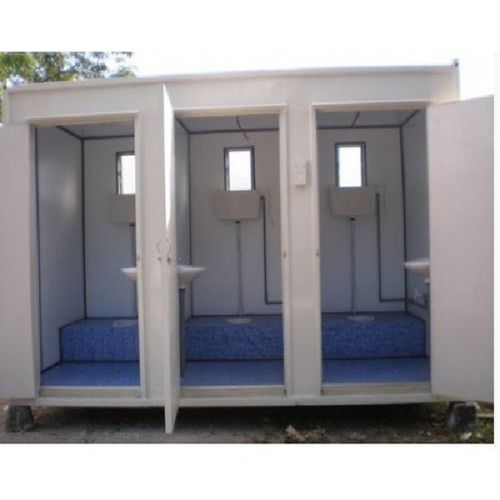 Rectangular Polished Mobile Toilet Cabin, Size : Customized