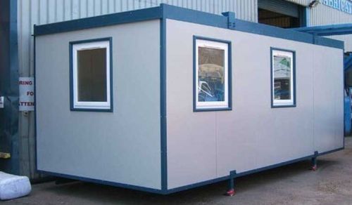 Polished Prefabricated Site Office, Shape : Rectangular