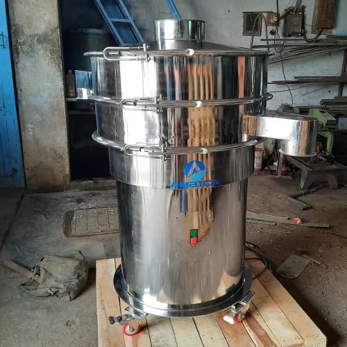 220V Automatic Electric Vibrating Sieve Machine, For Industrial