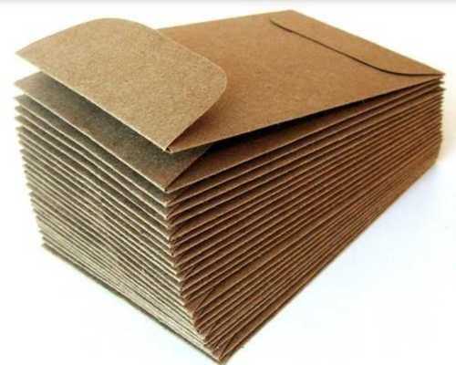 Brown Plain Paper Envelopes, For Courier Use, Technics : Machine Made