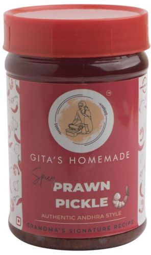 Gitas homemade Premium Prawn Pickle for Food