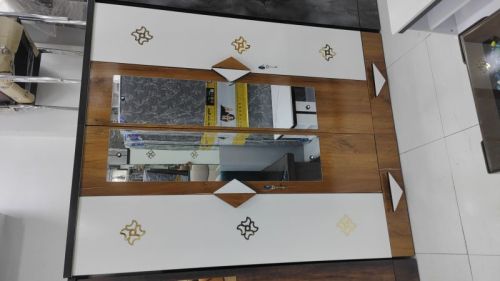 Kbn Compress wood Bedroom Wardrobe, Color : White wooden