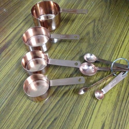 Round Copper Large Kitchen Measuring Cups, Size : Standard