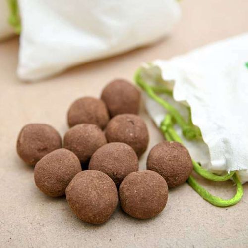 Radish Seed Balls, Color : Brown