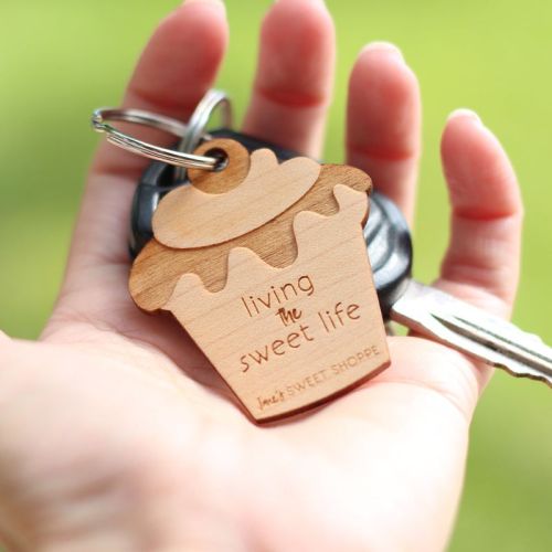 Customised MDF Wooden Keychain