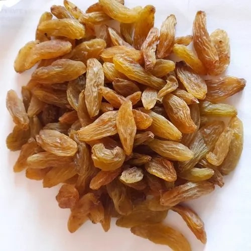 Long Golden Raisins, Certification : FSSAI