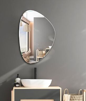 Glossy Toughened Glass Fancy Mirrors, Mounting Type : Wall Mounted