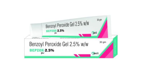 Tube Benzoyl Peroxide Gel 2.5%, For Commercial Use, Purity : 99%