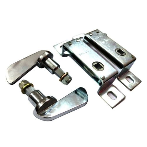 Grey Polished Metal Bonnet Lock Set, For Automotive, Size : Standard