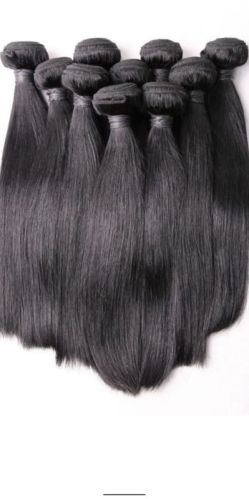 Natural Straight Human Hair Weft Extension, Length : 10-20Inch, 15-25Inch, 25-30Inch, 30-35Inch