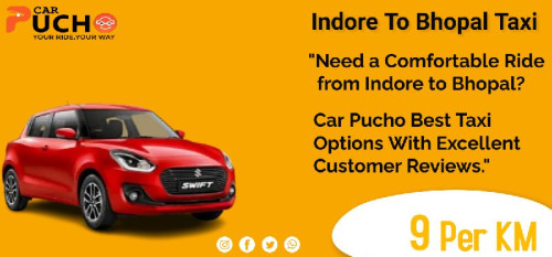 Best Taxi Services From Indore To Bhopal