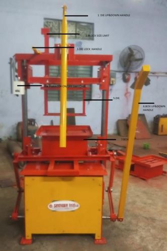 Manual Hollow Concrete Block Making Machine, Certification : Ce Certified