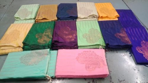 Unstitched 600 Gm Semi Soft Silk Sarees, Speciality : Easy Wash