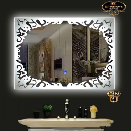 LED Touch Sensor Mirror, Shape : Rectangular