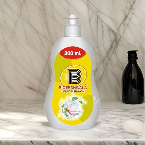 Biotechwala Herbal Dishwash Liquid 300ml, Packaging Type : Plastic Bottle