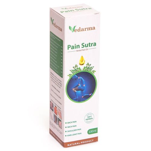 Vedarma Pain Sutra Herbal Pain Oil, Packaging Size : 100 Ml