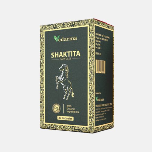 Vedarma Shaktita Capsules, Packaging Type : Box