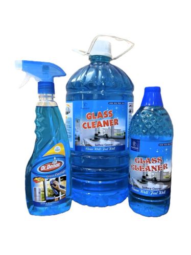 Glass Cleaner 5Ltr, 1Ltr 500ml With Pump