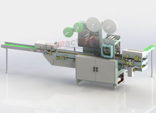 Electric Mild Steel Soap Paper Wrapping Machine