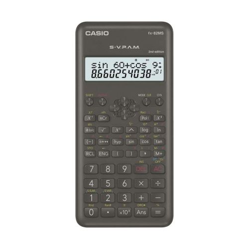 Z-Black Battery Square Casio Calculator Fx 82 MS, For Bank, Office, Personal, Shop, Style : Digital