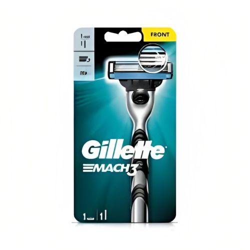 Gillete Black Polished Plastic Gillette Mach 3 Razors, For Body, Size : Standard
