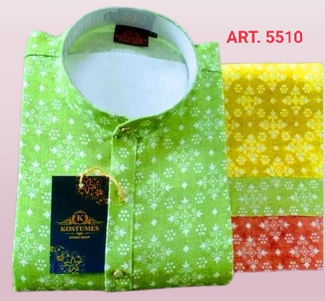 Men's Cotton Full Sleeve Kurta, Size : XXL, XL