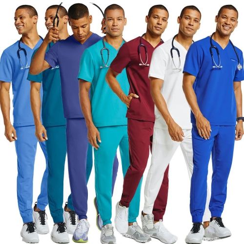 Stitched Full Sleeves Plain Cotton Hospital Uniform