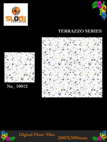 Ceramic Terrazzo Floors 10012, Size : 300X300 Mm