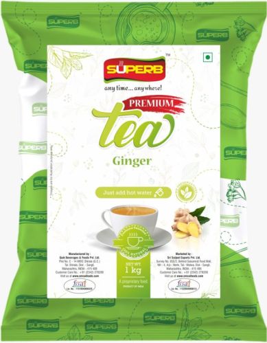 1Kg Superb Premium Ginger Tea Premix, Packaging Type : Plastic Packet