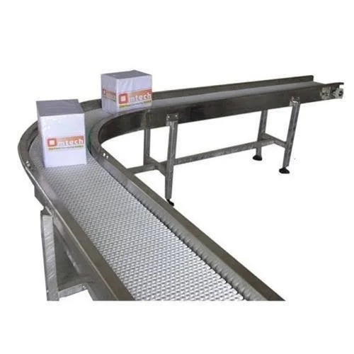 Polished Stainless Steel Material Handling Conveyor
