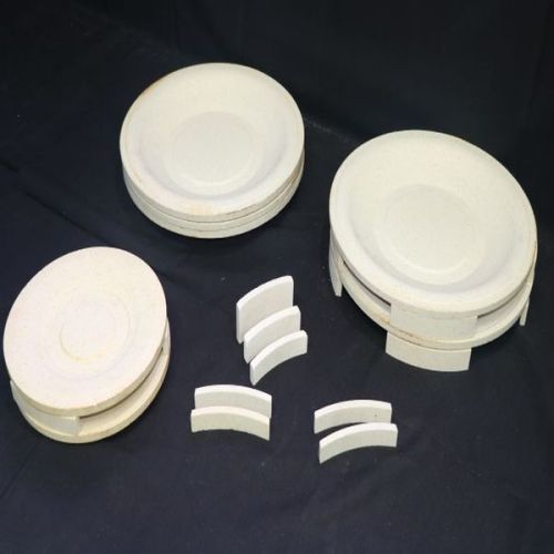 White Cordierite Tableware Profile Setter, For Industrial, Size : Standard
