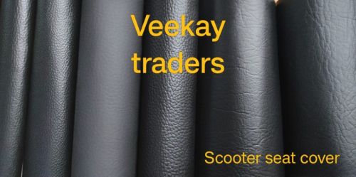 Veekay Traders Plain Scooter Seat Rexine Fabric, Packaging Type : Roll