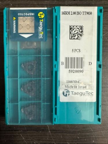 16IRM 2.00 ISO TT 9030 TaeguTec Carbide Inserts