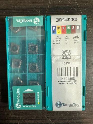 CCMT 09T304 FG CT3000 TaeguTec Carbide Inserts