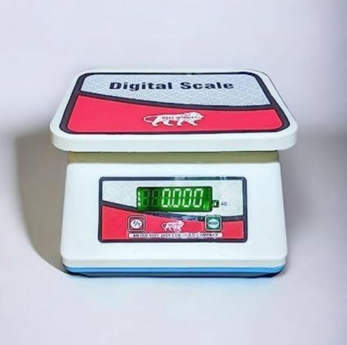 Lee 30 Kg Double Display Weight Scale With 1 Gm Accuracy/Platter Size 175x225mm/ABS Body/Green Display/ Weighing Scale For Medium, Large Stores