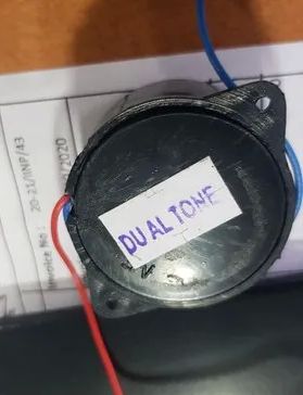 Black Plastic Dual Tone Electronic Buzzer, For Automotive Industries, Feature : High Volume
