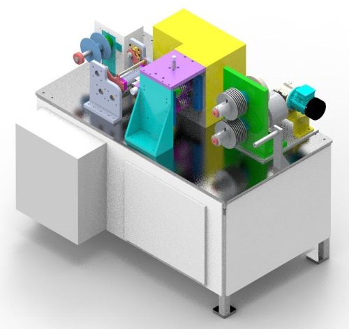 Polished Mild Steel Wire Mesh Slitting Machine, For Industrial Industry, Packaging Type : Wooden Box