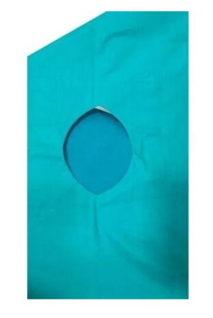 Green Gynae Drape Sheet, For Surgical Use/ Hospital/ Clinic, Size : 120 X 100 Cm