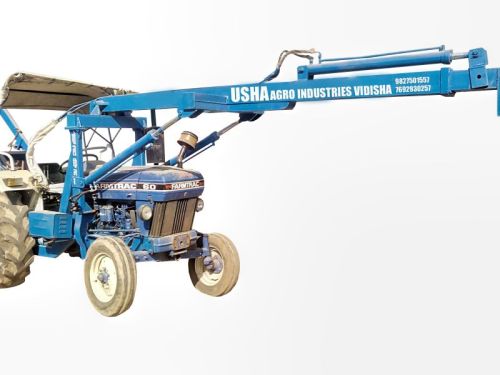 Escorts Tractor Fitted Erection Post Hole Digger