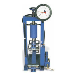 Blue Semi Automatic Flexure Testing Machine Hand Operated