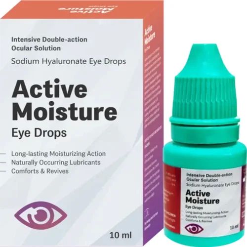 Active Moisture Eye Drops, Packaging Type : Plastic Bottle