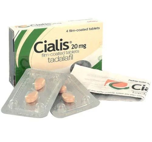 Cialis 20mg Tablets, For Erectile Dysfunction, Packaging Type : Blister