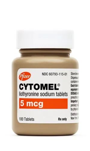 Cytomel 5mcg Tablets, Packaging Type : Plastic Bottle