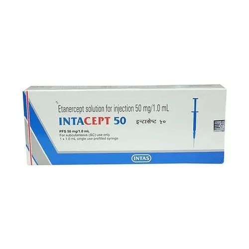 Liquid Intacept 50mg Injection, For Drugs Rheumatoid Arthritis, Medicine Type : Allopathic