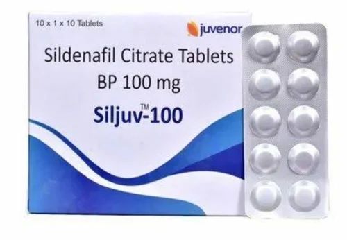 Siljuv 100mg Tablets, For Erectile Dysfunction, Packaging Type : Alu Alu