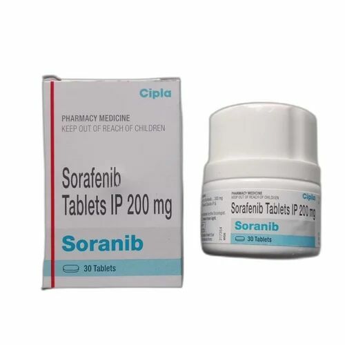 Soranib 200mg Tablets, For Anti Cancer, Packaging Type : Plastic Bottle