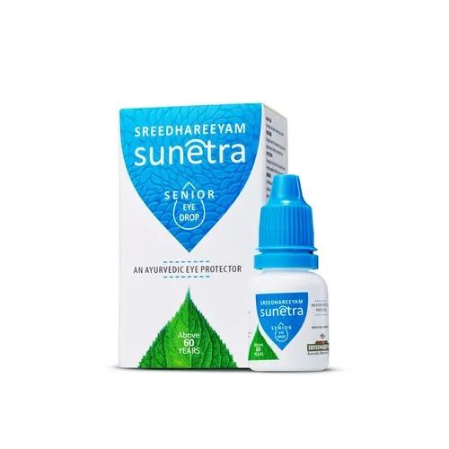 Sunetra Senior Eye Drops, Packaging Type : Plastic Bottle