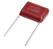 100VDC Battery Metallized Polyester Film Capacitor, For Industrial